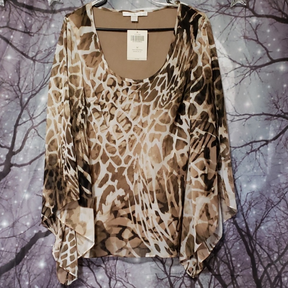 Desert Animal Print Blouse